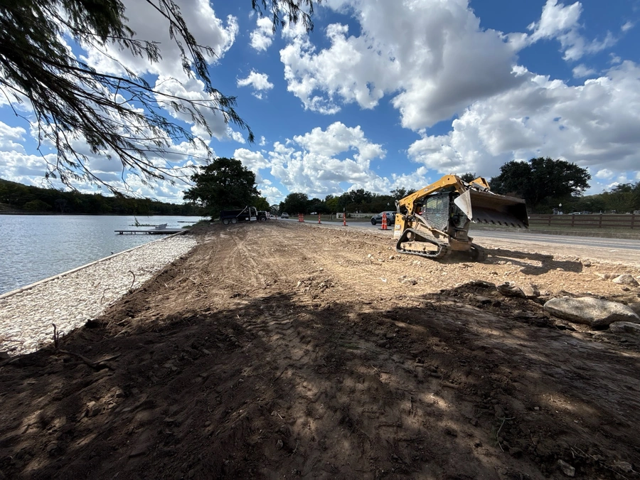 Kerr County Flood, Lake Ingram Crane Pad