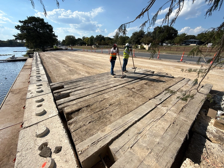 Kerr County flood search, recovery, clean up and crane pad project