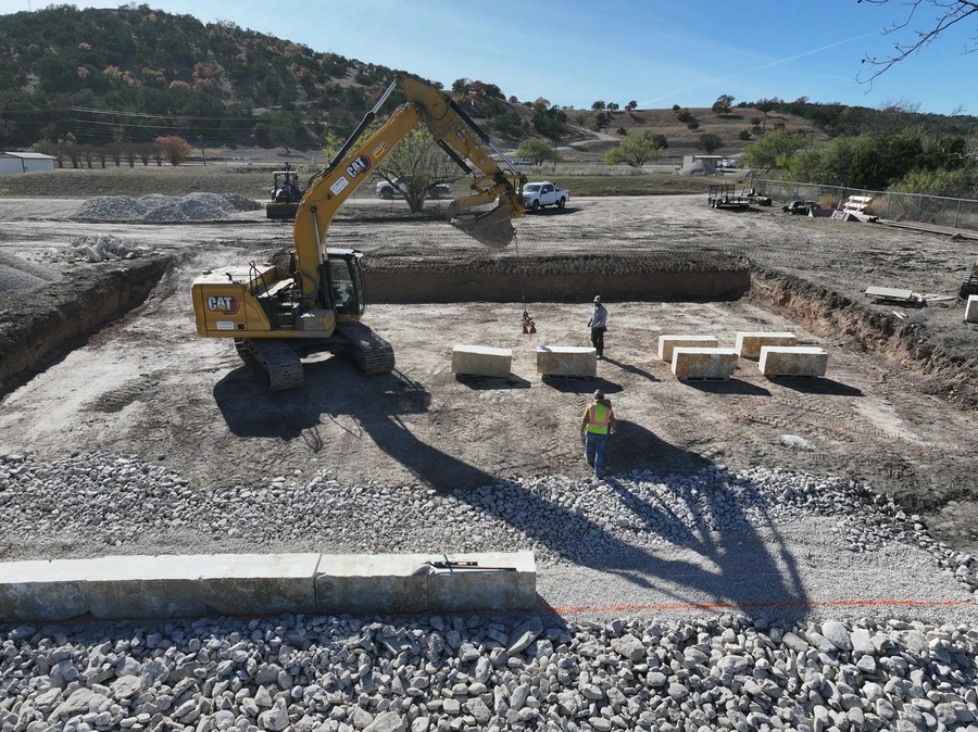 Nimitz Lake Crane Pad Project Work Site