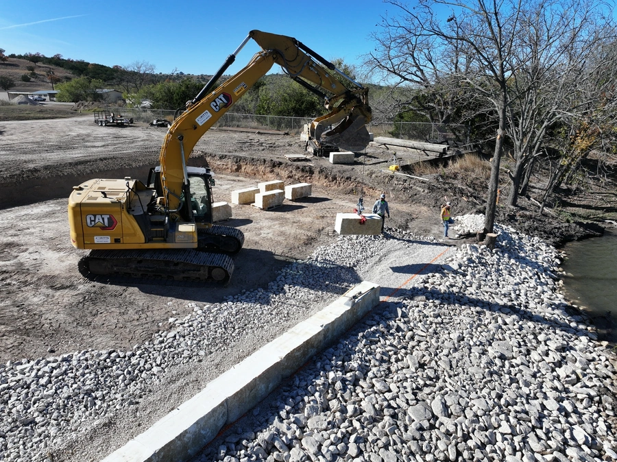 Nimitz Lake Crane Pad Project Work Site
