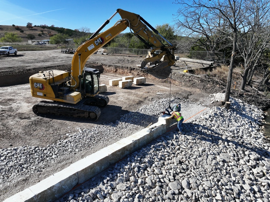 Nimitz Lake Crane Pad Project Work Site