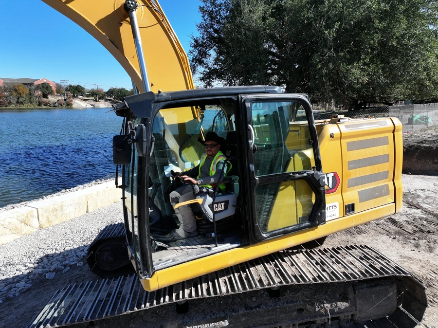Nimitz Lake Crane Pad Project Work Site