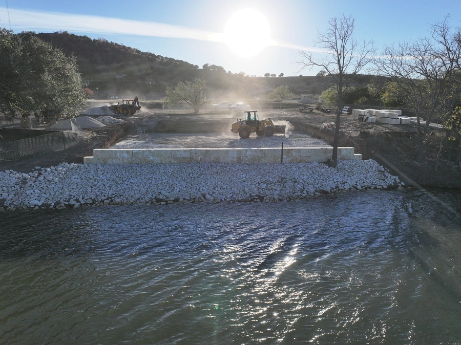 Nimitz Lake Crane Pad Project Work Site