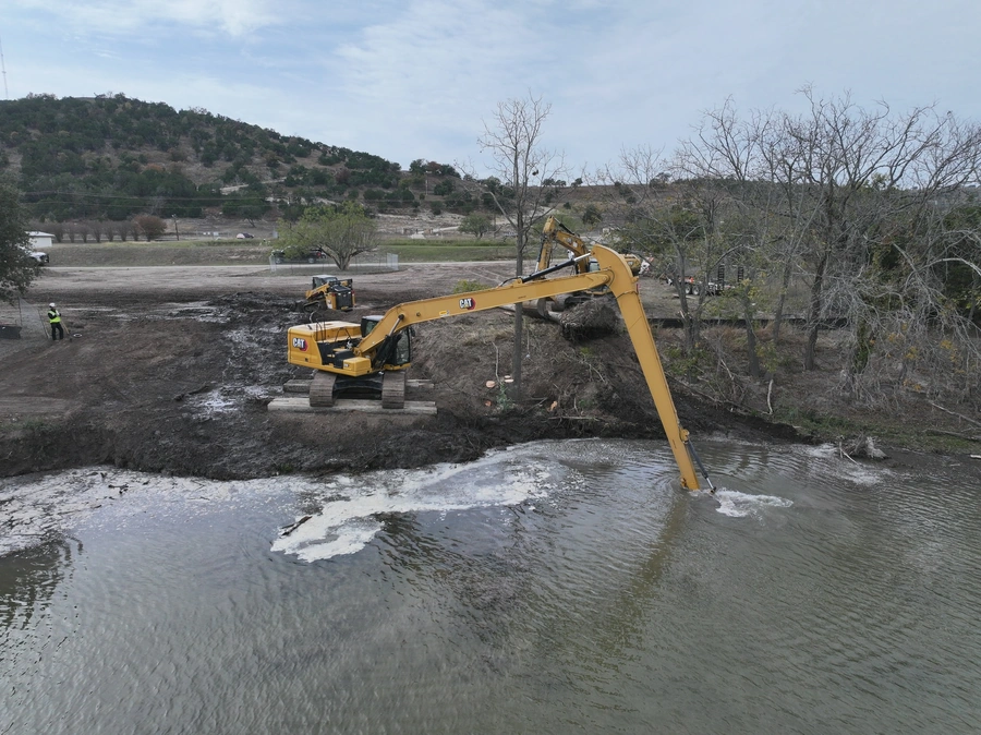 Nimitz Lake Crane Pad Project Work Site