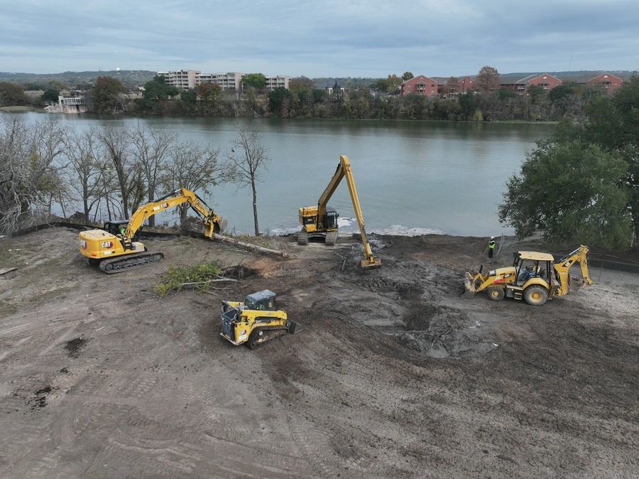 Nimitz Lake Crane Pad Project Work Site