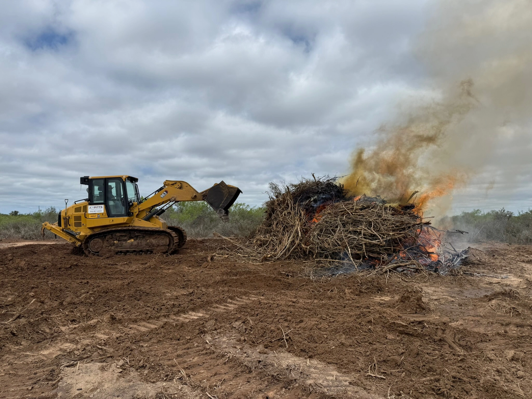 Active demolition work in progress