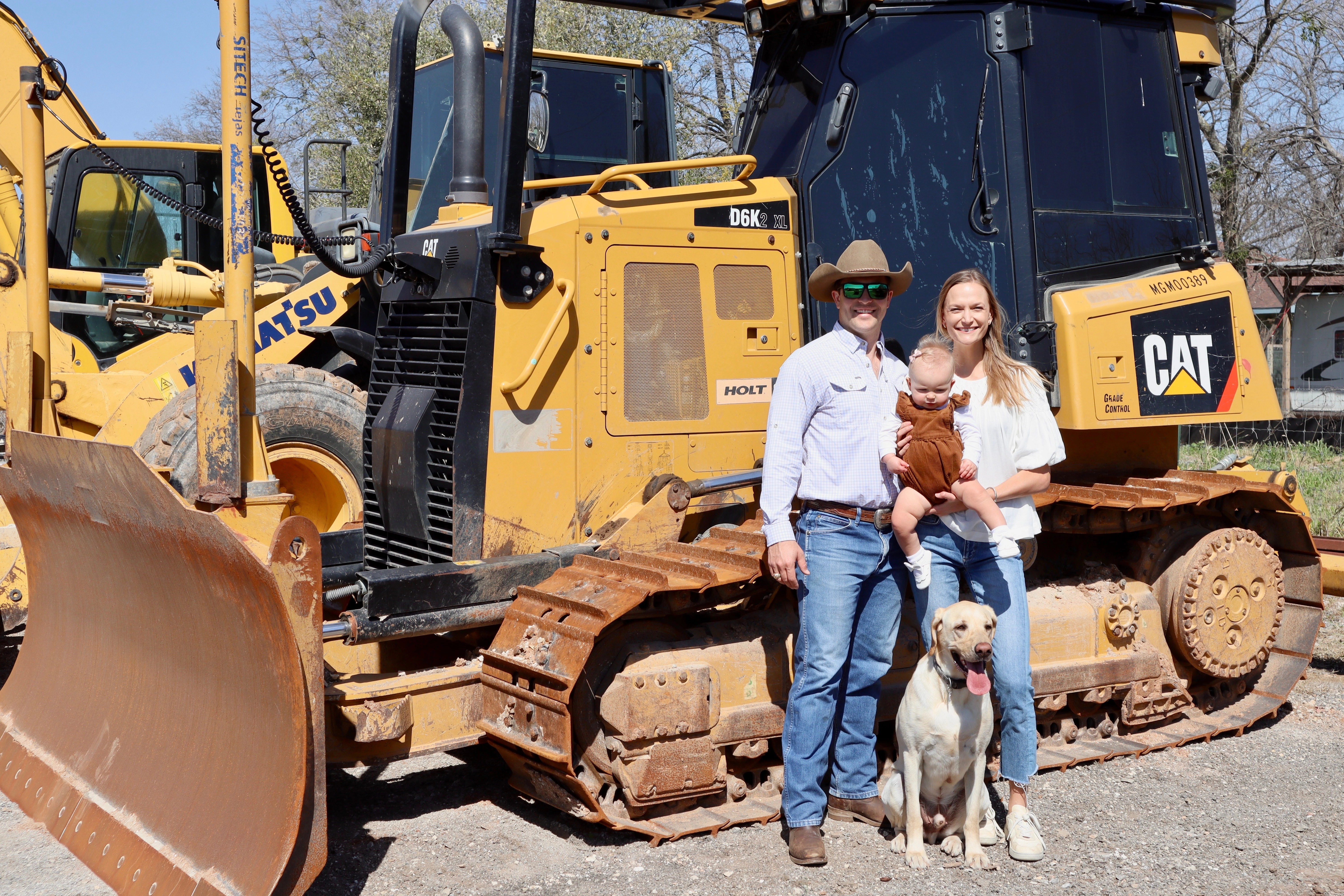 Construction equipment with operators