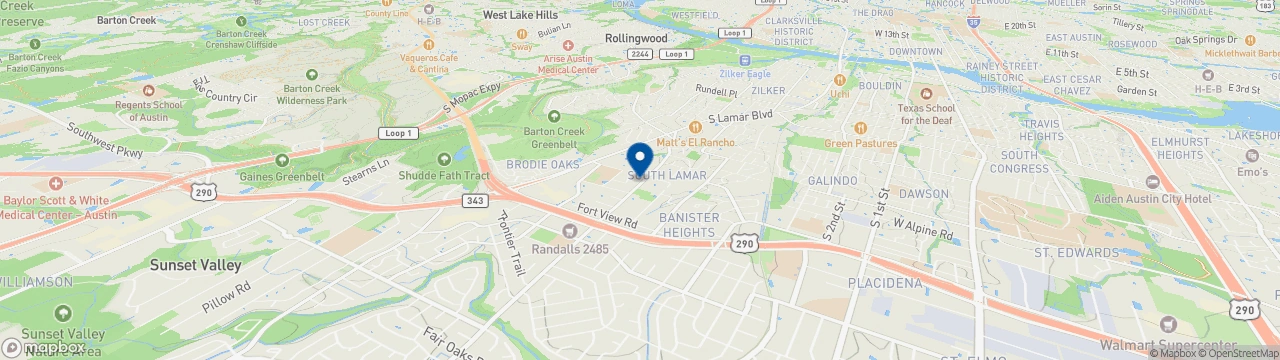 Map of 3802 Menchaca Rd, Austin, TX 78704, USA