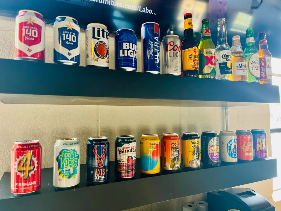 Our selection of local craft beers