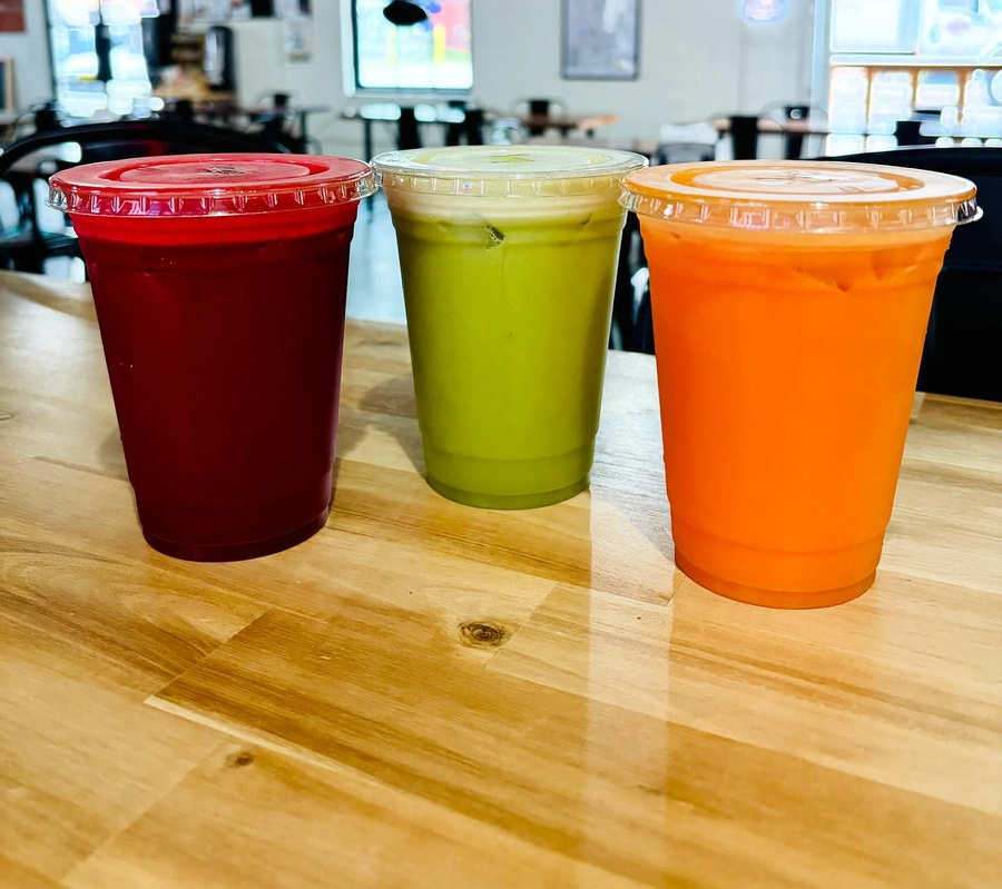 Our popular cold-pressed juices