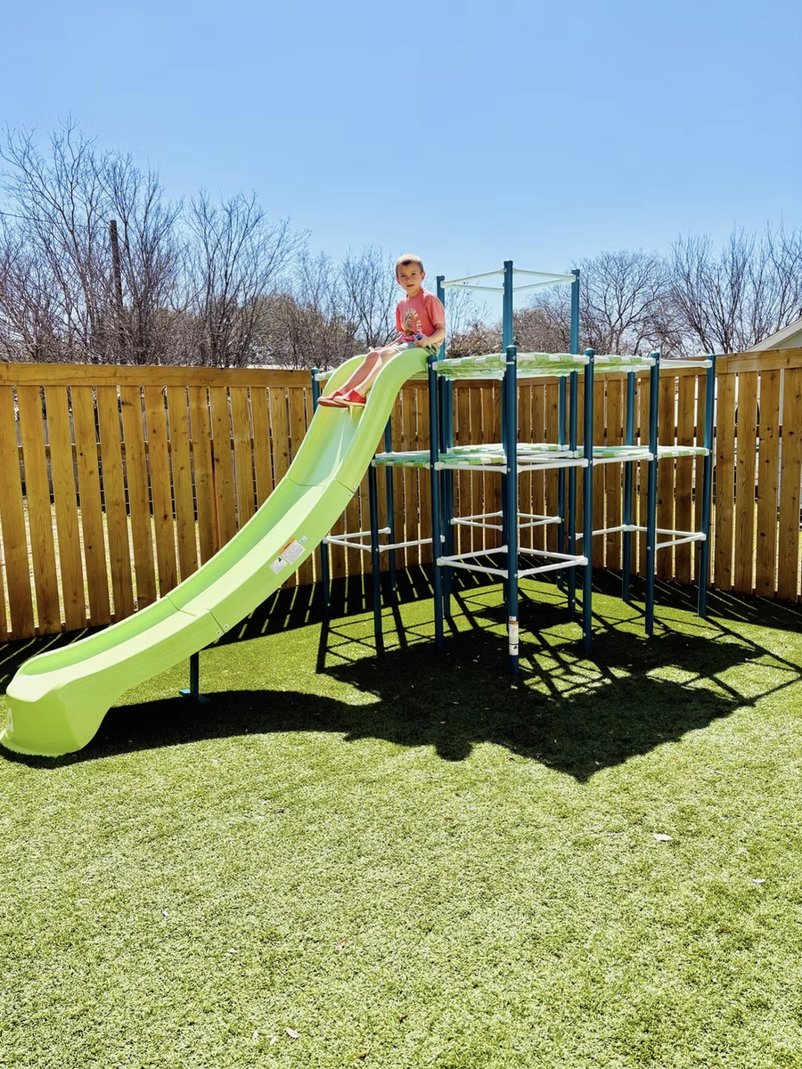 Outdoor climbing playground