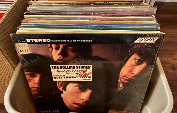 Old Records for sale at the November 2025 Georgetown Estate Sale