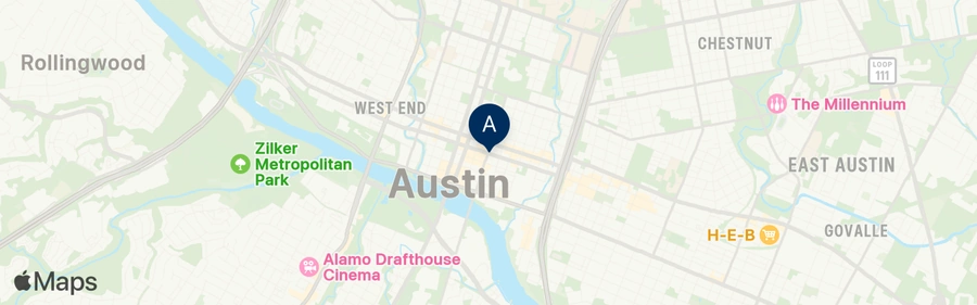 Map of 507 West 7th Street,Austin, TX 78701