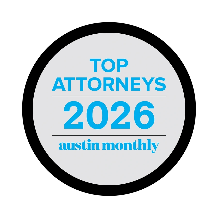 Top Attorneys 2026 Austin Monthly