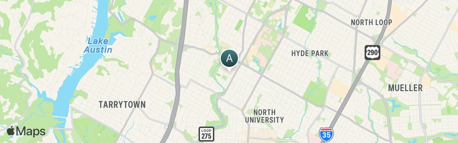 Map of 5304 Woodrow Avenue,Austin, TX 78756