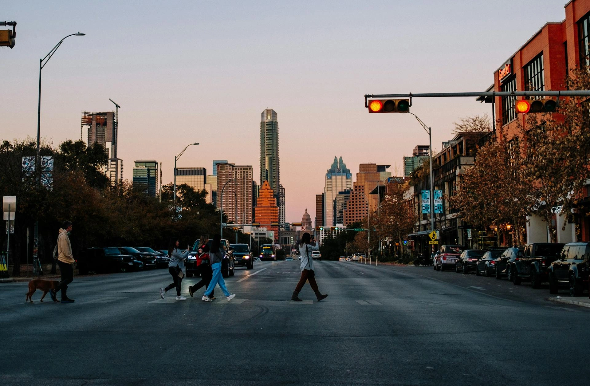 Congress Ave in Downtown Austin