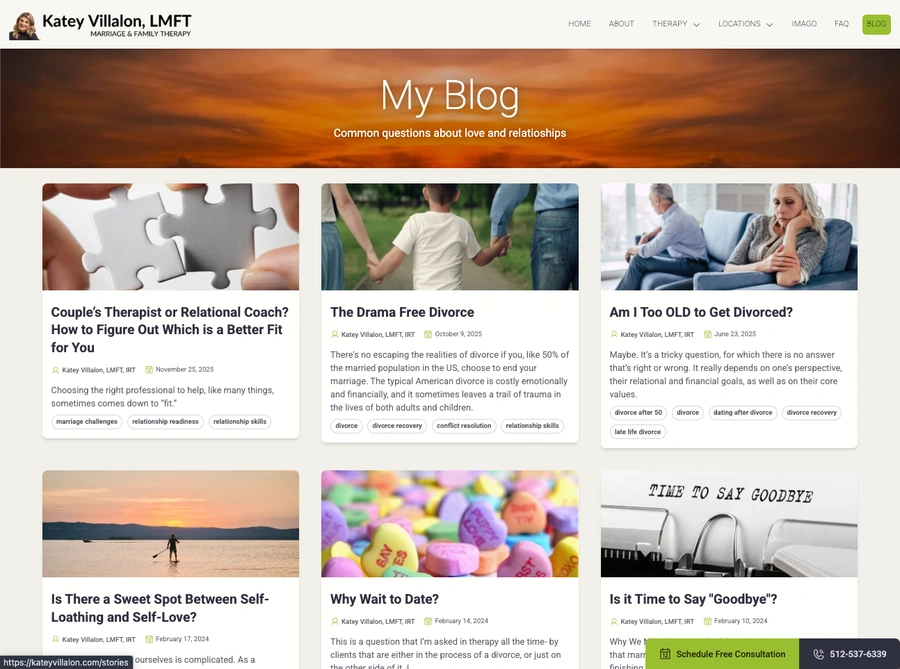 The blog for Katey Villalon Therapy