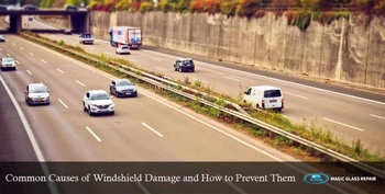 Car driving on a highway