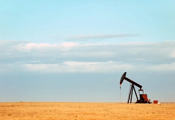 Oil pumpjack on prairie, representing mineral rights and oil and gas law