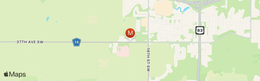 Map of 2151 36th Ave SW Suite B, Minot, ND 58701