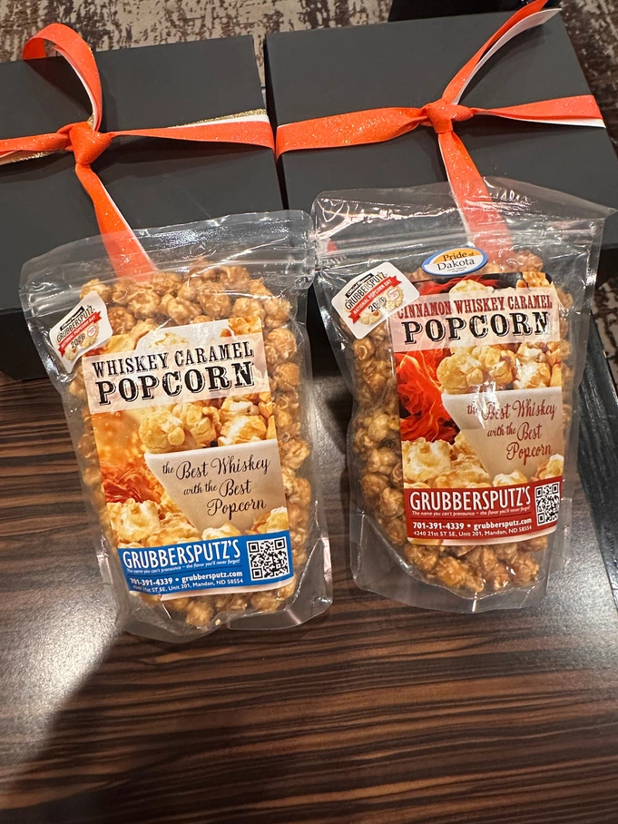 Grubbersputz's whiskey caramel popcorn