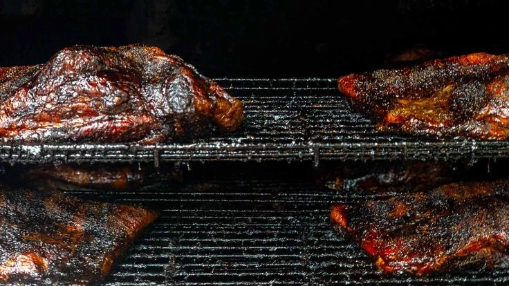 Brisket on the grill