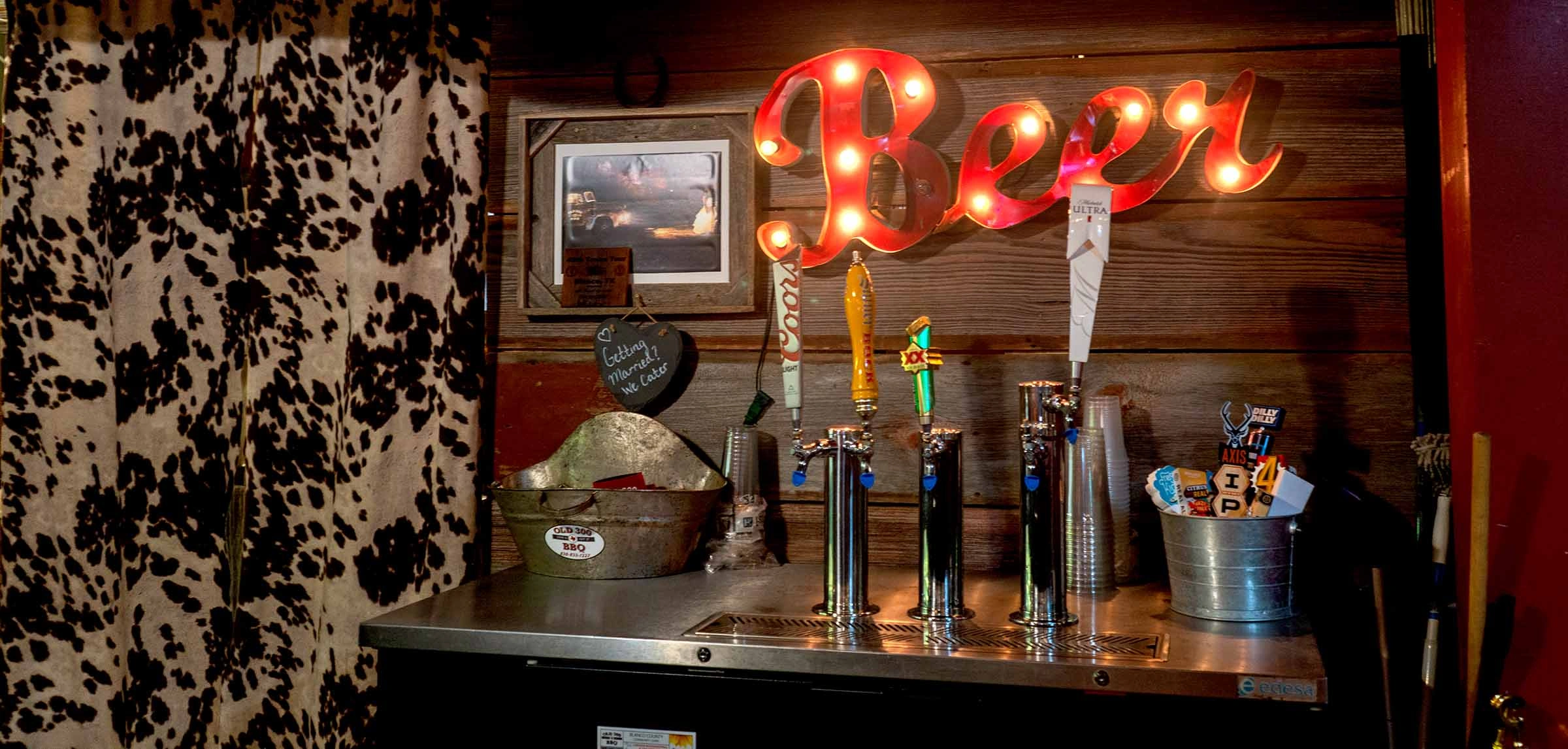 Beer Taps at Old 300 BBQ