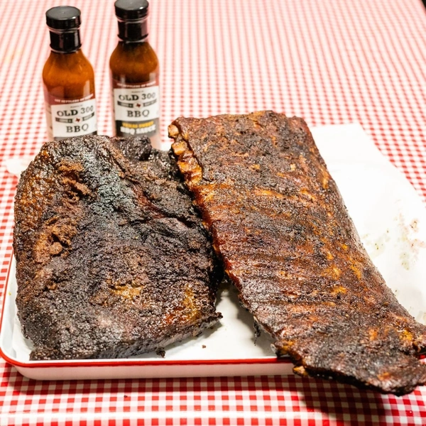 Half Brisket and Ribs