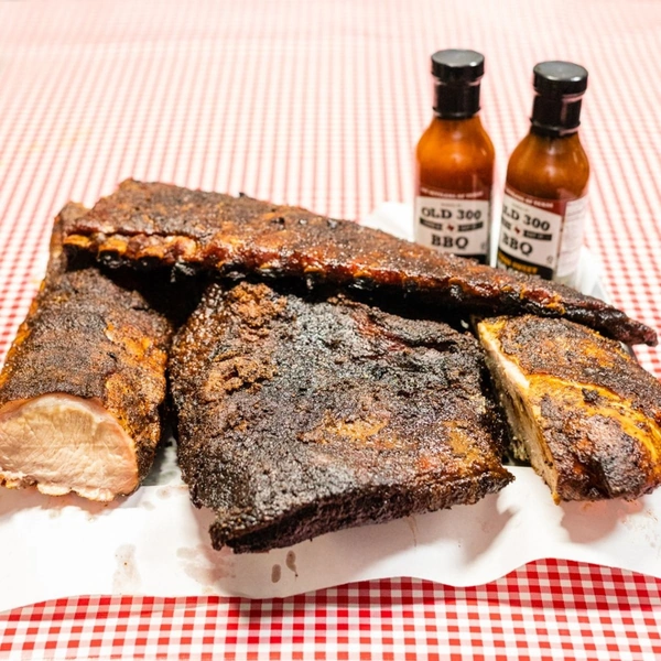 Texas Smoked Brisket, Ribs, Pork Loin, and Turkey - BBQ Feast
