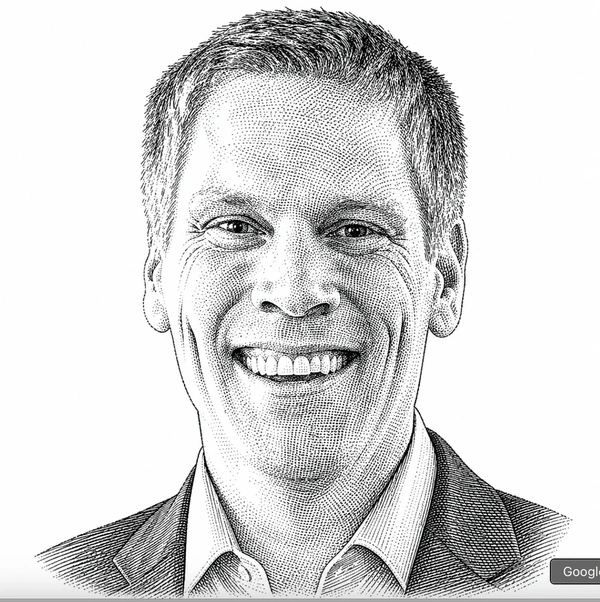 Editorial monochrome portrait treatment of Adam Cotner.