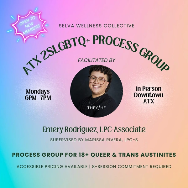 ATX 2SLGBTQ+ Process Group Flyer