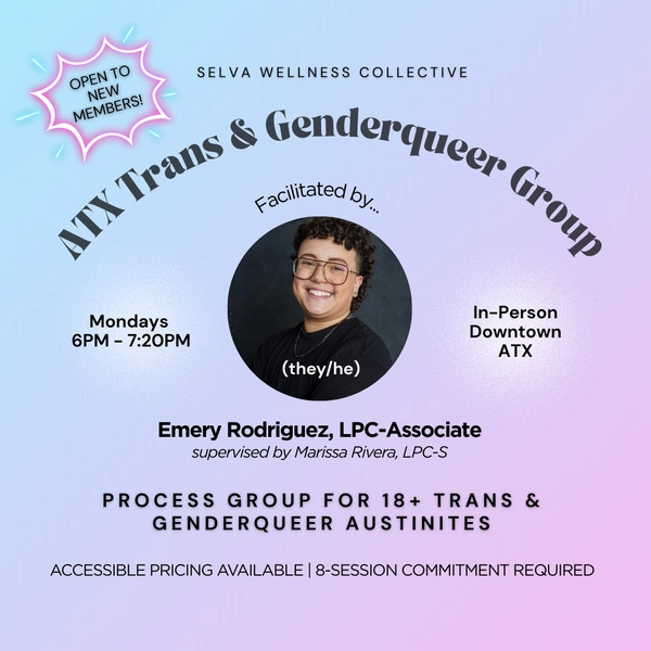ATX Trans & Gengerqueer Group Poster