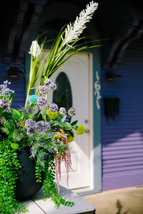 Flowers in front of the Selva Wellness Collective