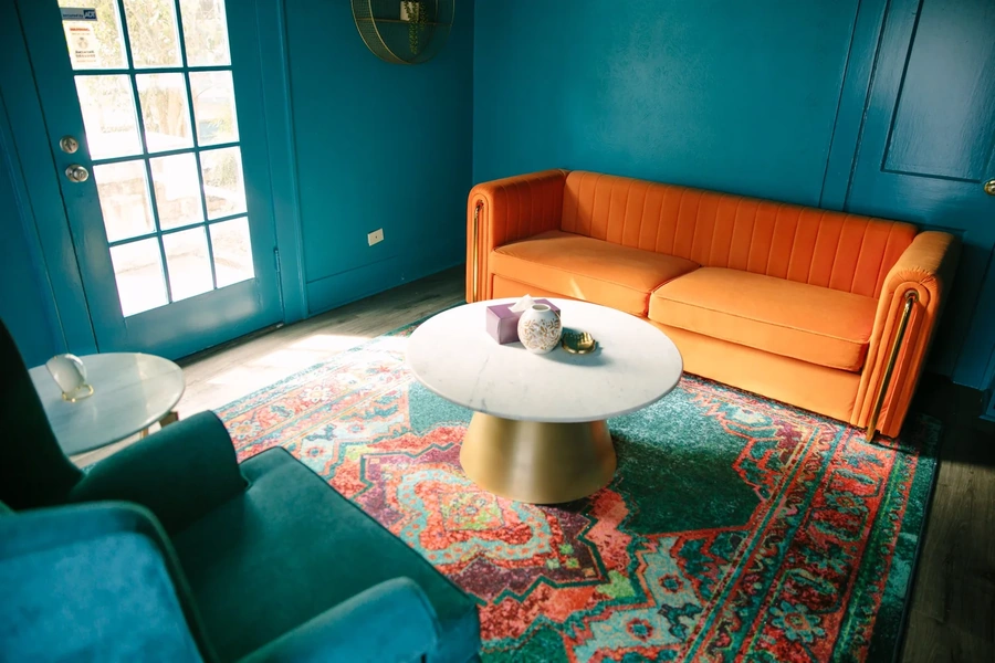 Selva's green therapy room