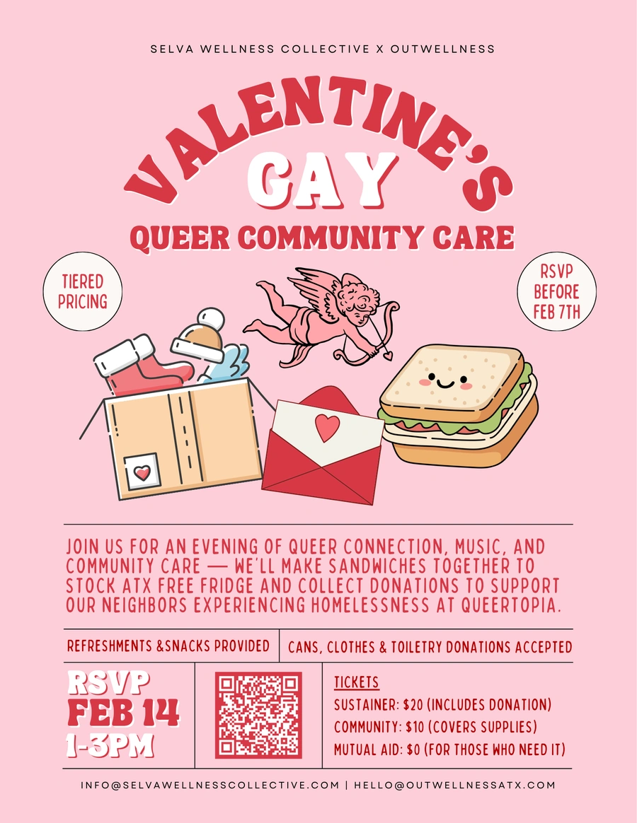 Valentine's Gay Event Flyer
