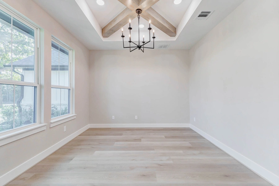 Dining room of  Garret Circle Custom Home in Bellville TX