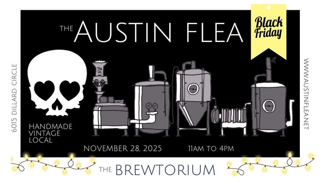 The Black Friday Austin Flea Market Flyer