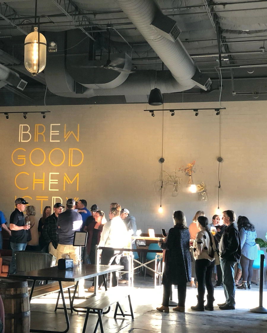 A live event hosted at the south wall of The Brewtorium