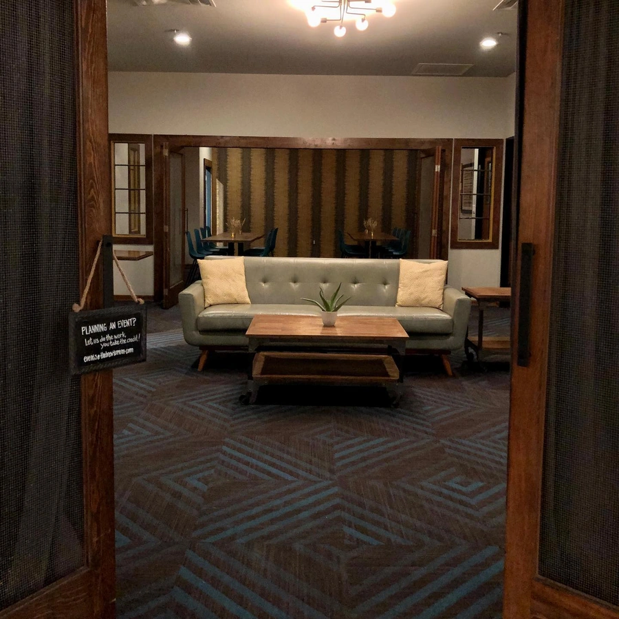 The private event space at The Brewtorium