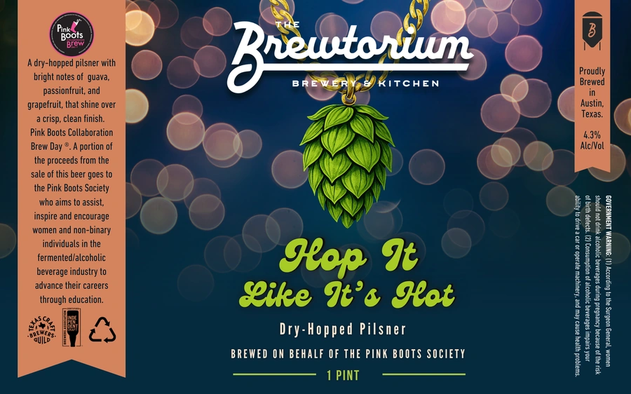 Hop It Like It's Hot craft beer release flyer