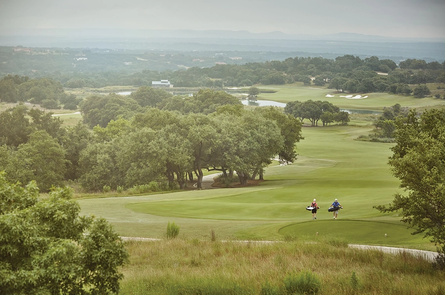 Landscape view of the golf course at Cordillera Ranch