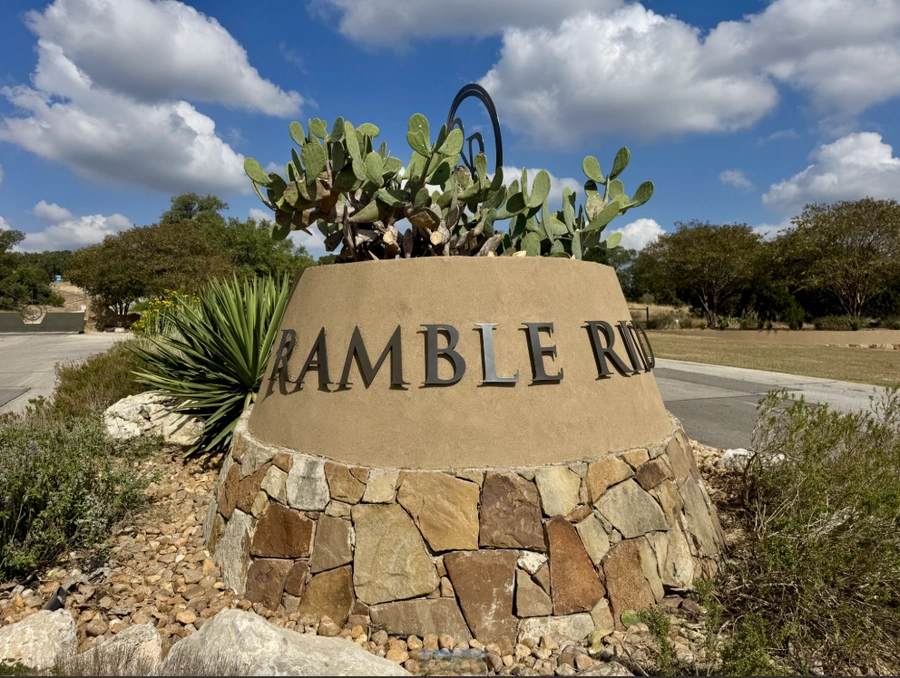 Entrance to the Ramble Ridge community