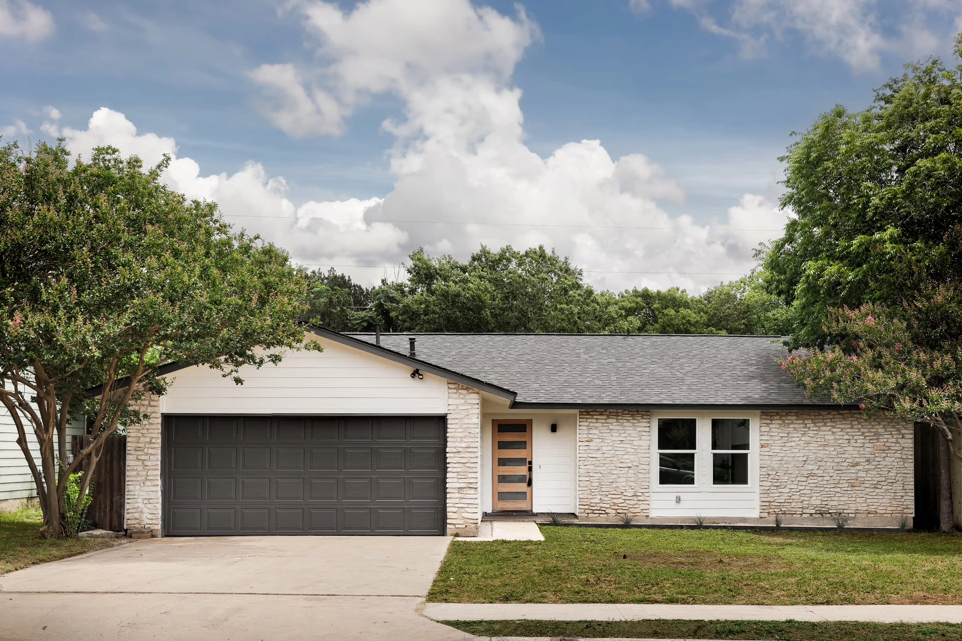 Font of renovated home on Gaines Mill