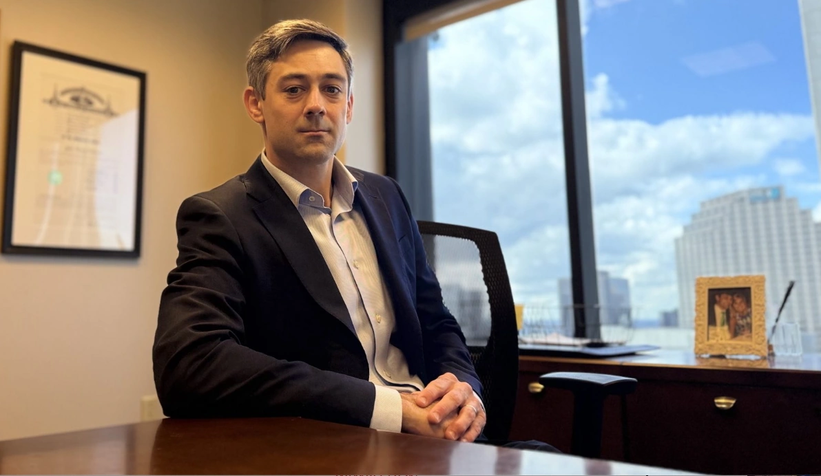 John Richards personal injury attorney in his New Orleans office