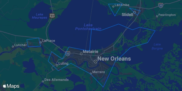 Map of all locations