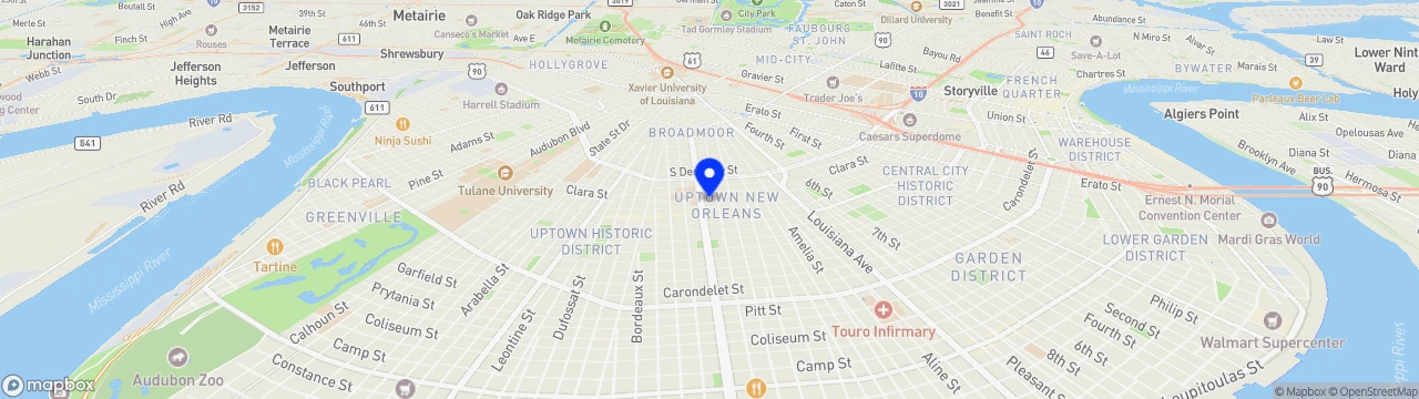 Map of 6508 Fleur De Lis Dr, New Orleans, LA 70124, United States